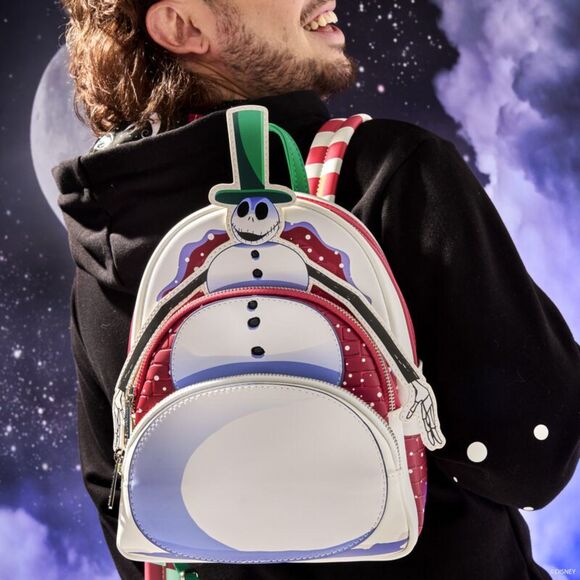Disney Loungefly Nightmare Before Christmas Snowman Jack Mini Backpack main image 5